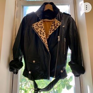 Scotch & Soda / Maison Scotch Genuine Leather Motorcycle Jacket